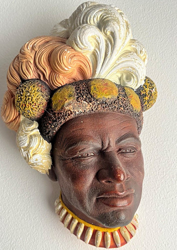 Bosson tribal head wall - bosson,