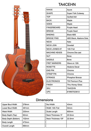 Guitar tanglewood model - by,