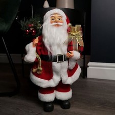 40cm Red Standing Santa Claus