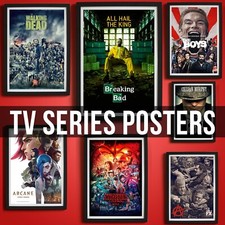 All Time Great TV Series Posters Classic Retro Wall Art Picture Poster Print