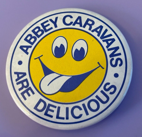 Vintage pin badge abbey - vintage,