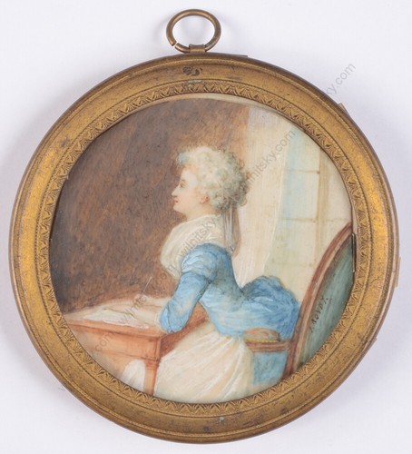 Royby rococo lady at - j.,