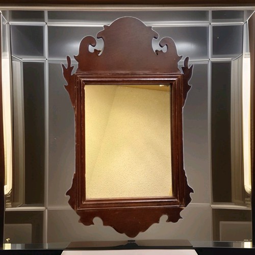 Vtg wall mirror chippendale - mirror,