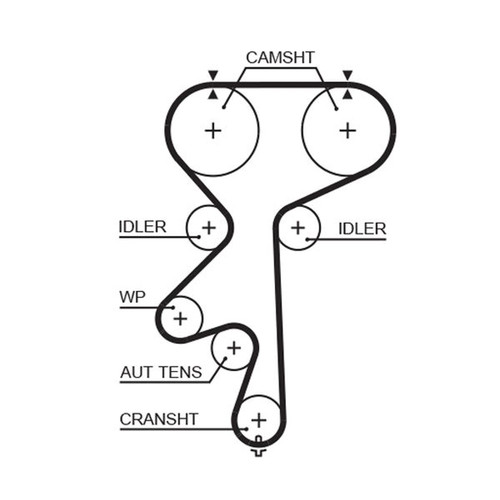 Gates timing belt - gates,