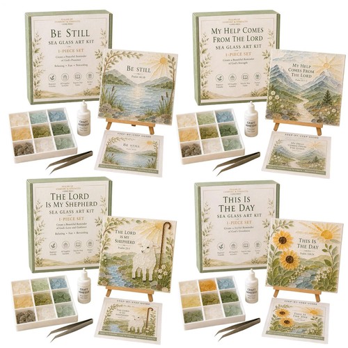 Sea glass art kit mosaic - sea,