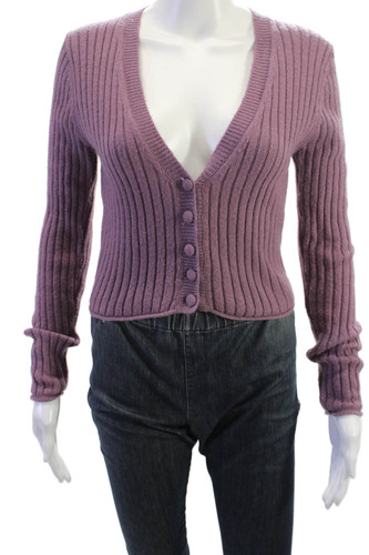 Zara unisex cardigan purple - zara,