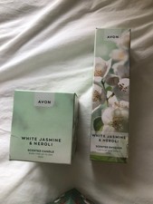 Avon White Jasmine & Neroli Reed Diffuser and Scented Candle