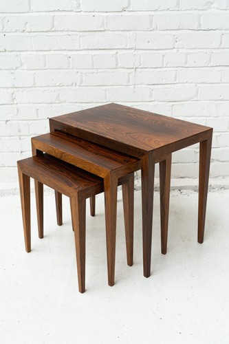 Rosewood nest tables by - of,