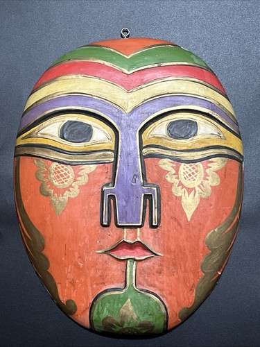 Colourful wooden folk art - wooden,