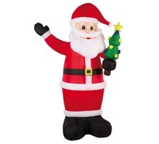 Inflatable Santa with Christmas Tree 10ft 3m Xmas Decoration - New Boxed