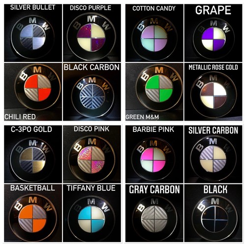 Bmw emblem stickers overlay - bmw,