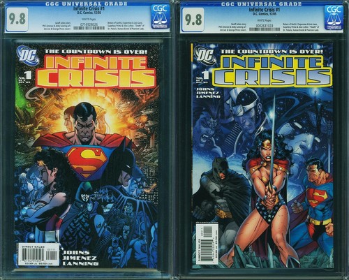 Infinite crisis cgc 8 wp - infinite, 9.8