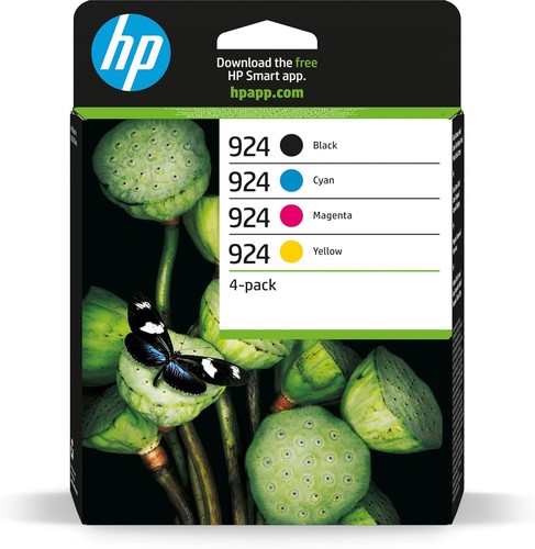 924 pack inks - hp, 4-pack