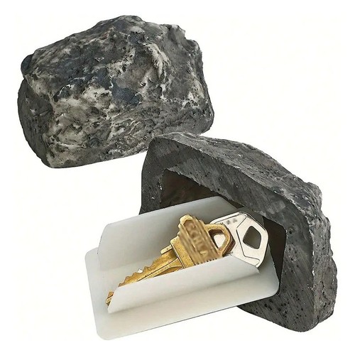 Door key rock - hide, hidden