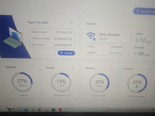 Lenovo yoga c740 2in1 intel - c740,
