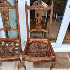 Two Antique Chairs For Restoration / upholstery project