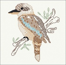 DoodleCraft - Blackwork kit - Kookaburra