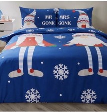 Mr And Mrs Gonk Blue Christmas