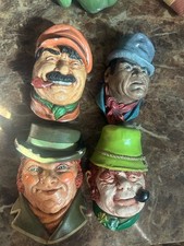 Vintage Plaster Chalkware Head