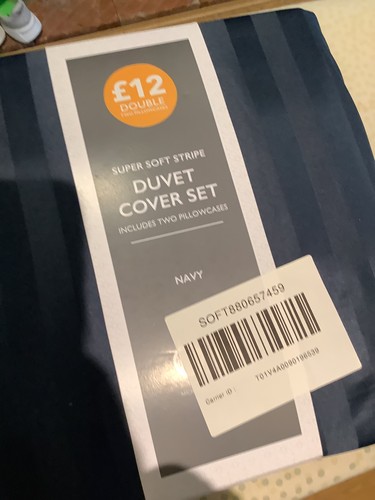 Dunelm navy duvet - dunelm, set