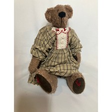 Plush Teddy Bear Doll Plaid
