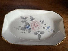 Hornsea Pottery Country Scene Floral Trinket Dish Vintage 