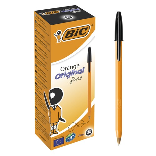 Bic orange fine - orange, ballpoint