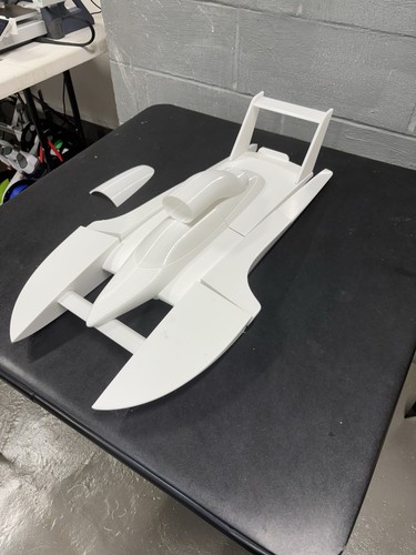 Printed hydroplane hull - 3d, rc