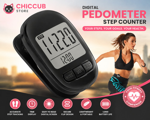 Pedometer walking step - 3d,