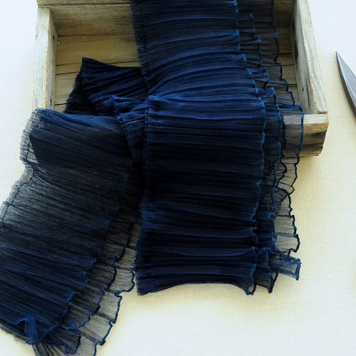 Layer pleated chiffon lace - pleated,