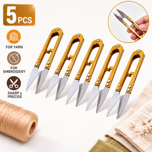 5pcs thread mini snips sewing - 5pcs,