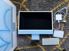 Apple iMac 24, 256GB SSD, Apple M1, 8GB, Blue