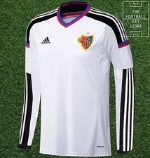 FC Basel Away Shirt - Adidas Player Issue - Mens - All Sizes - Long Sleeved