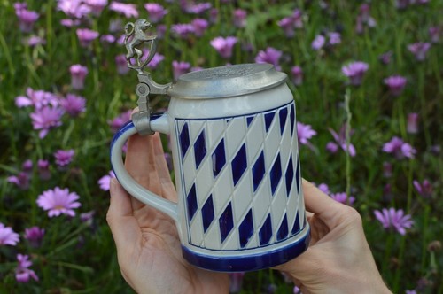 Vintage pewter lidded - vintage,