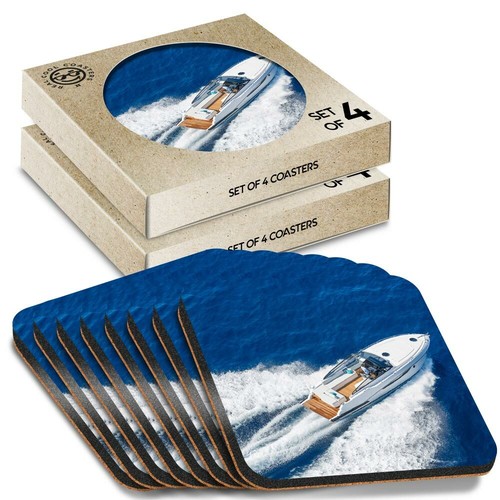 Boxed square coasters - boxed,