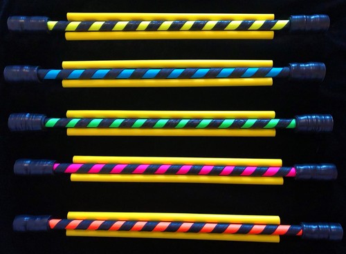 Supergrip devilsticks set - uv,