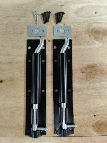 Tower slide bolts - bolts, cranked