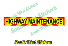 Highway Maintenance  Sticker