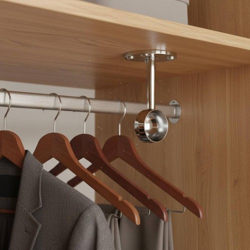 Pieces wardrobe pole base - 4,