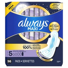 Pads with Wings, Size 5, Extra