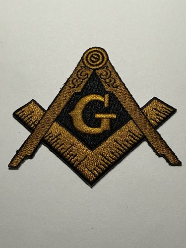 Freemason embroidered iron - embroidered, iron-on