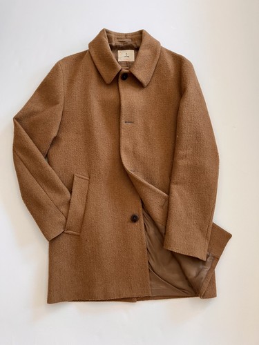 Paz camel heavy overcoat - la,