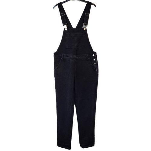 Boohoo dungarees black - black, tapered