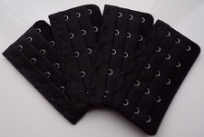 Sally’s® 3-Row Bra Extender  5 Black Hook & Eye Set (2 Pieces), Sewing Accessory