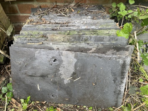 Reclaimed roof slates - slates, 9