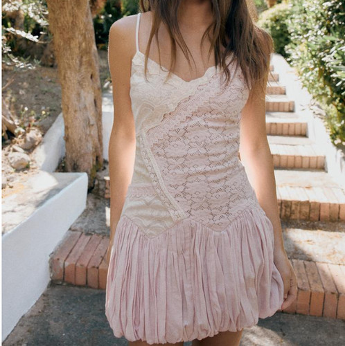 Zara lace balloon - lace, dress