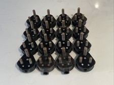 Job Lot 16x Duraplug P153 15A 3-Pin Round Pin Plugs BS546 – Stage / Theatre.