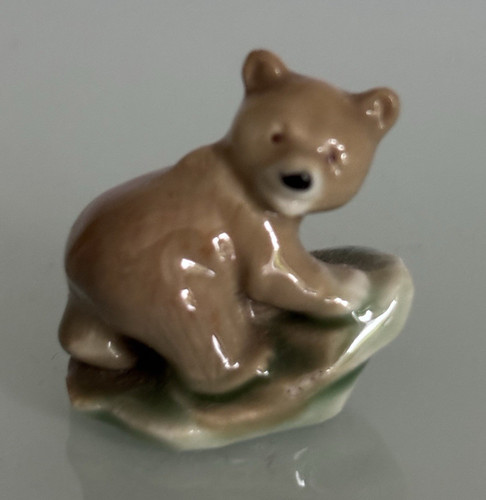 Wades whimsies bear cub - wades, glazed