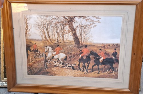 Vintage print english fox - print,