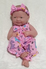 Doll clothes dungarees - 14-15",